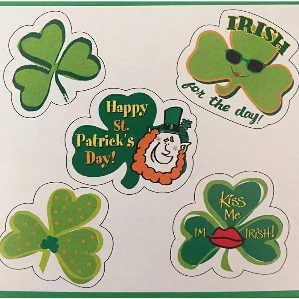 🍀Shamrock Cut Out IRISH Sayings